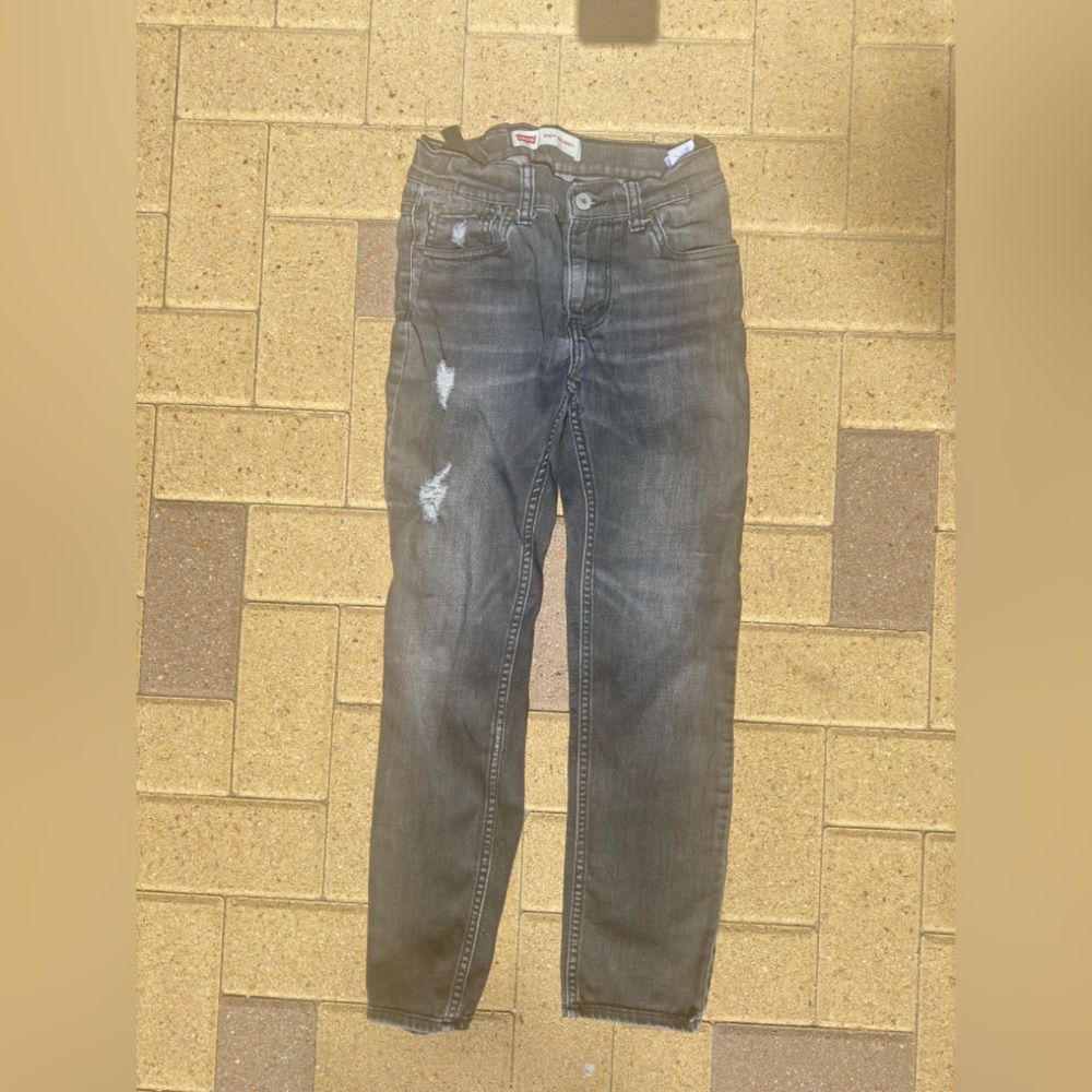 Levi's Men's Faded Black Skinny Jeans